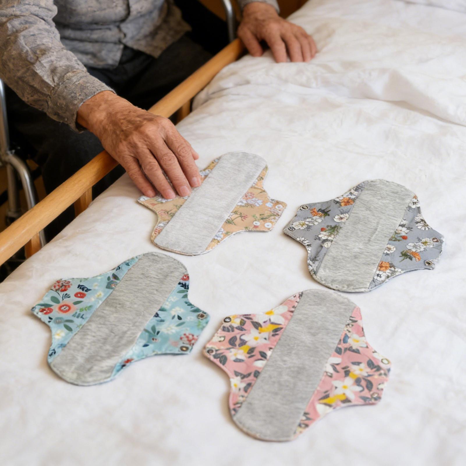 Cloth Pad Reusable - Toallas Sanitarias Reutilizables (4 Piezas), a
