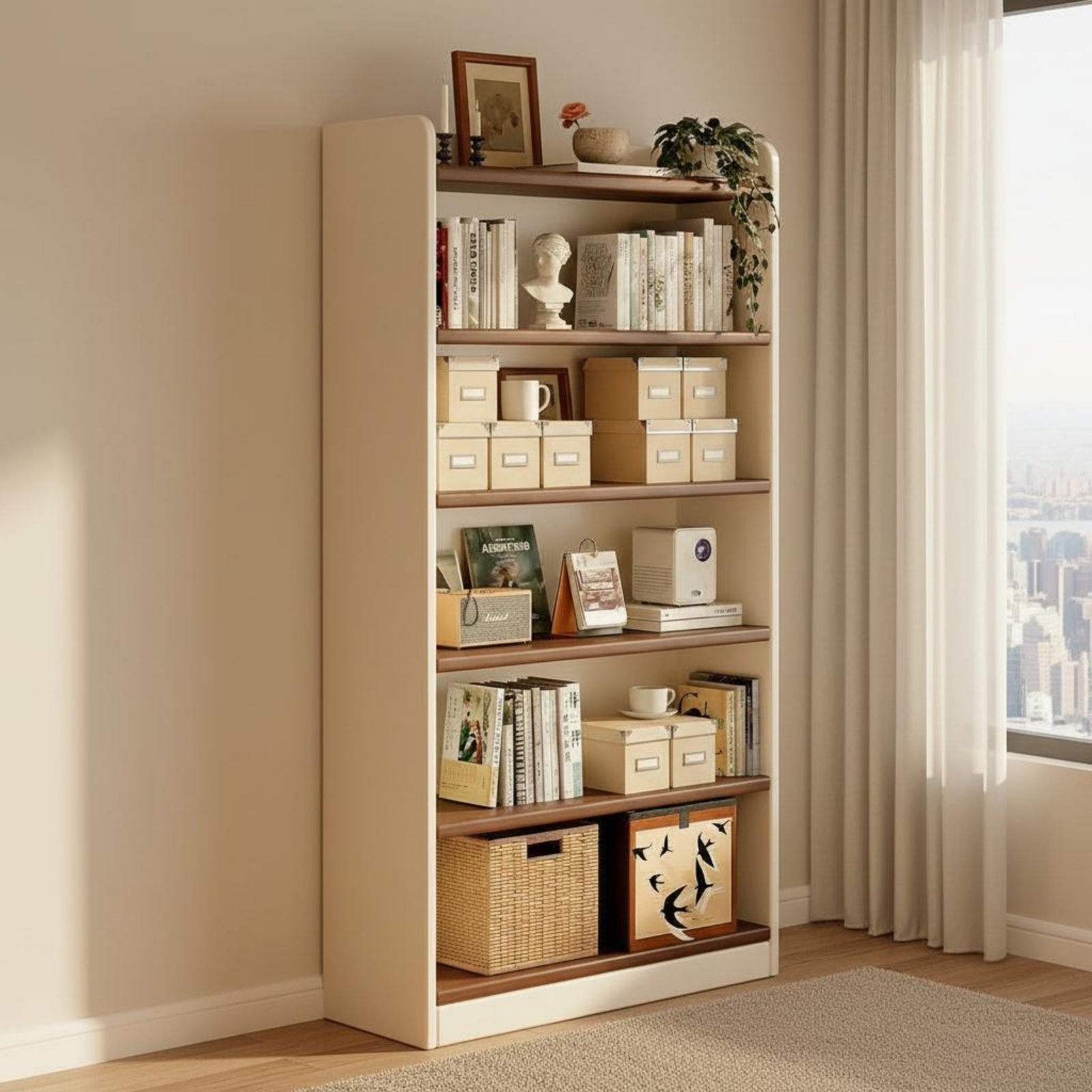 Organizador de Libros de Mader - Sustainable Living Book reseña y precio