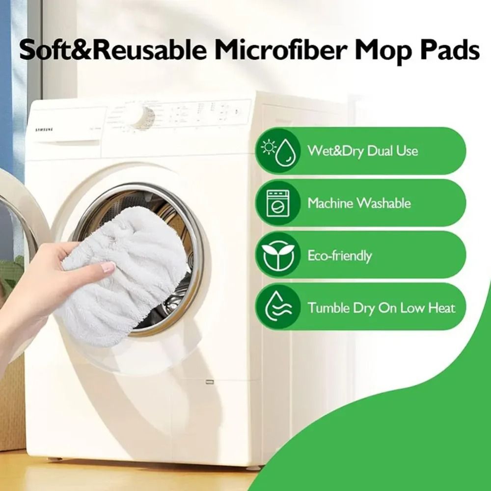 1/4 Piezas de Cabezales de Mop - Cloth Pad Reusable reseña y precio