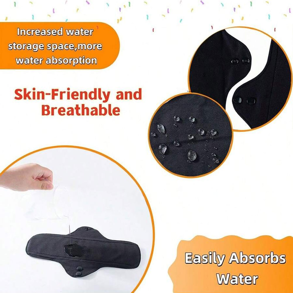 Juego de 5 Toallas Menstruales - Cloth Pad Reusable reseña y precio